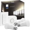 Philips Hue LED žárovka 871951428913000 Energetická třída (EEK2021): F (A - G) Hue White 3er Starter Set inkl. Dimmschalter 3x1050lm 75W E27 28.5 W teplá bílá