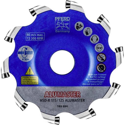 PFERD TOOLS 22000021 kotoučová fréza, Vnější Ø 115 mm, Pracovní délka 8 mm