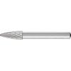 PFERD TOOLS 22431836 frézovací kolík , půlkruhový oblouk, Délka 60 mm, Vnější Ø 8 mm, Pracovní délka 20 mm, Ø hřídele 6 mm