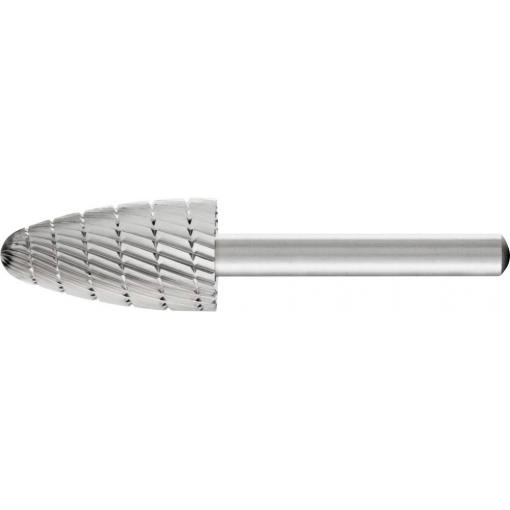 PFERD TOOLS 22434536 frézovací kolík , půlkruhový oblouk, Délka 70 mm, Vnější Ø 16 mm, Pracovní délka 30 mm, Ø hřídele 6 mm