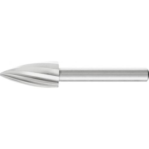 PFERD TOOLS 22441516 frézovací kolík , lomený oblouk, Délka 65 mm, Vnější Ø 12 mm, Pracovní délka 25 mm, Ø hřídele 6 mm