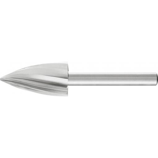 PFERD TOOLS 22441816 frézovací kolík , lomený oblouk, Délka 70 mm, Vnější Ø 16 mm, Pracovní délka 30 mm, Ø hřídele 6 mm