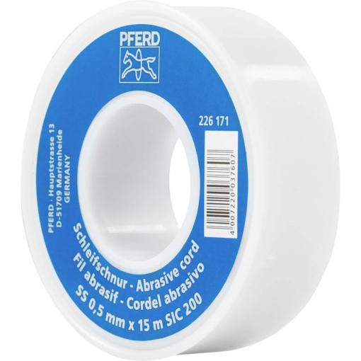 PFERD TOOLS SS 0,5mm x 15m SiC 200 45019001 brusná role Zrnitost 200 (Ø x d) 0.5 mm x 15 m 1 ks