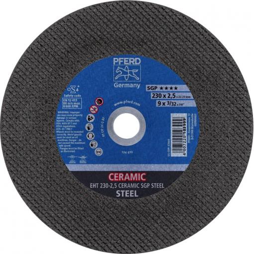 PFERD TOOLS EHT 230-2,5 CERAMIC SGP STEEL 61323025 řezný kotouč rovný 230 mm 25 ks ocel