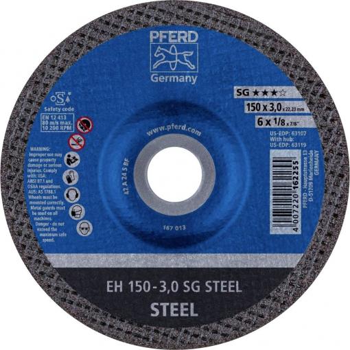 PFERD TOOLS EH 150-3,0 SG STEEL 61323122 řezný kotouč lomený 150 mm 25 ks ocel