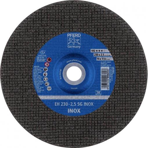 PFERD TOOLS EH 230-2,5 SG INOX 61324224 řezný kotouč lomený 230 mm 25 ks nerezová ocel