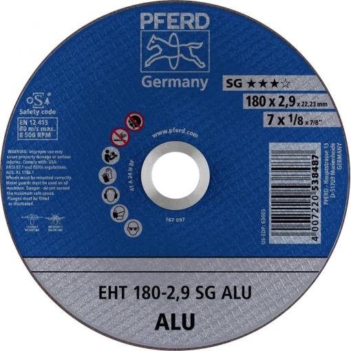 PFERD TOOLS EHT 180-2,9 SG ALU 61326323 řezný kotouč rovný 180 mm 25 ks hliník, neželezné kovy