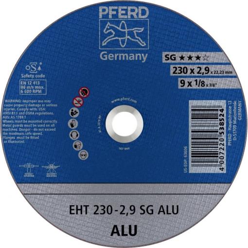 PFERD TOOLS EHT 230-2,9 SG ALU 61328323 řezný kotouč rovný 230 mm 25 ks hliník, neželezné kovy