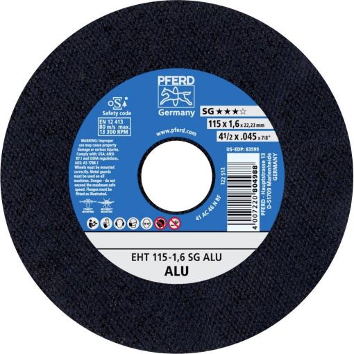 PFERD TOOLS EHT 115-1,6 SG ALU 61340425 řezný kotouč rovný 115 mm 25 ks hliník, neželezné kovy
