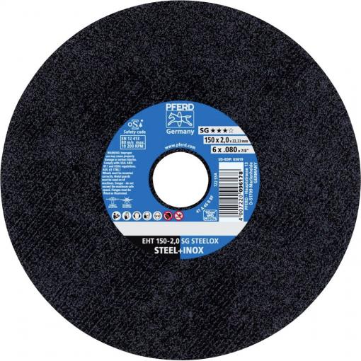 PFERD TOOLS EHT 150-2,0 SG STEELOX 61342400 řezný kotouč rovný 150 mm 25 ks nerezová ocel, ocel