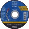 PFERD TOOLS EHT 115-2,4 PSF STEEL 61730026 řezný kotouč rovný 115 mm 25 ks ocel