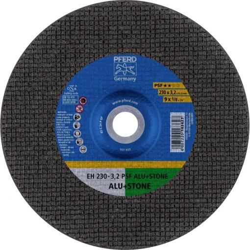 PFERD TOOLS EH 230-3,2 PSF ALU+STONE 61824222 řezný kotouč lomený 230 mm 25 ks hliník, neželezné kovy, titan, Slitina titanu, litina , Duroplast , kámen,
