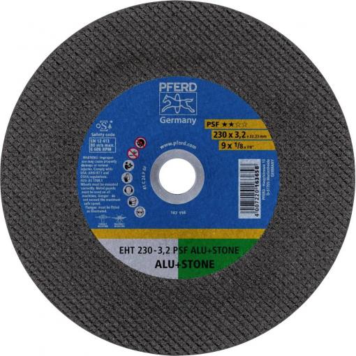 PFERD TOOLS EHT 230-3,2 PSF ALU+STONE 61828222 řezný kotouč rovný 230 mm 25 ks hliník, neželezné kovy, titan, Slitina titanu, litina , Duroplast , kámen,