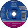 PFERD TOOLS 62217738 E 180-7 ZIRKON SG CAST brusný kotouč lomený Průměr 180 mm Ø otvoru 22.23 mm Šedá / tvárná litina, Litá kůže 10 ks