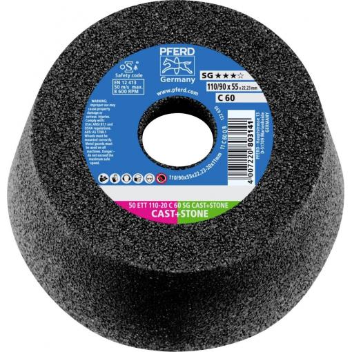 PFERD TOOLS 63518424 Brusný hrnec 50 ETT 110-20 C 60 SG CAST+STONE 11 cm 2 ks