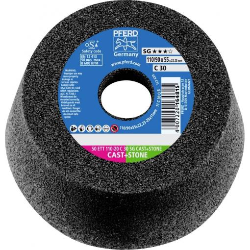 PFERD TOOLS 63538222 Brusný hrnec 50 ETT 110-20 C 30 SG CAST+STONE 11 cm 2 ks