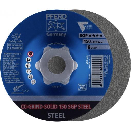 PFERD TOOLS 64187150 brusný kotouč Průměr 150 mm Zrnitost=36 10 ks
