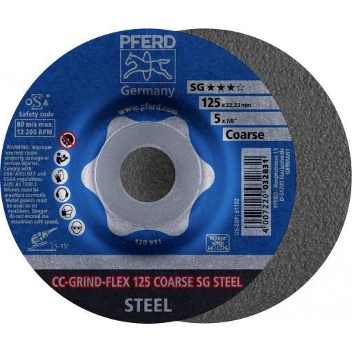 PFERD TOOLS 64188125 brusný kotouč Průměr 125 mm Zrnitost=36 10 ks