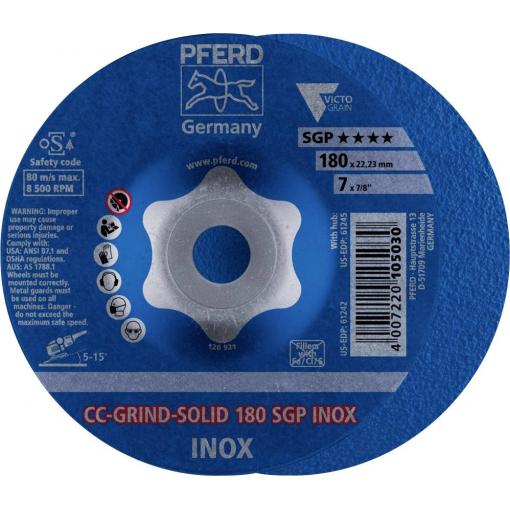 PFERD TOOLS 64189180 brusný kotouč Průměr 180 mm Zrnitost=36 10 ks