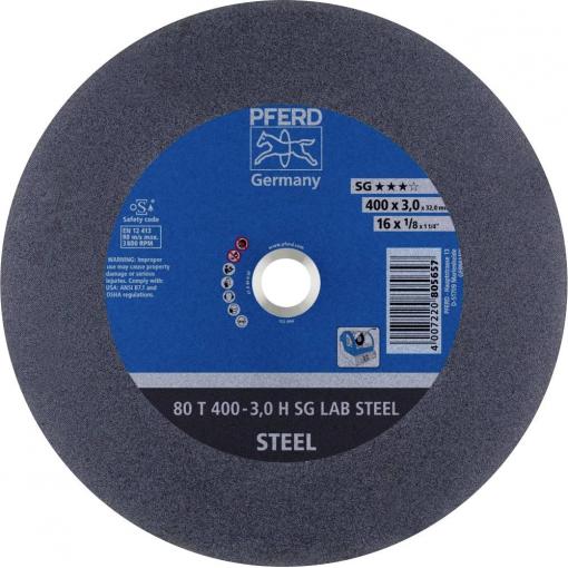 PFERD TOOLS 80 T 400-3,0 H SG LAB STEEL/32,0 66300150 řezný kotouč rovný 400 mm 10 ks kalená ocel , litina , ocel, ocel, ocelový odlitek, ocelový odlitek