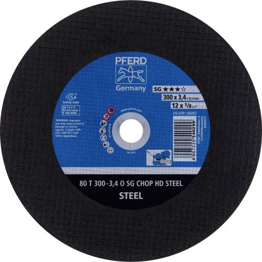 PFERD TOOLS 80 T 300-3,4 O SG CHOP HD STEEL/25,4 66323013 řezný kotouč rovný 300 mm 20 ks kalená ocel , ocel