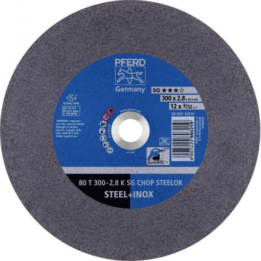 PFERD TOOLS 80 T 300-2,8 K SG CHOP STEELOX/25,4 66323052 řezný kotouč rovný 300 mm 20 ks nerezová ocel, kalená ocel , ocel