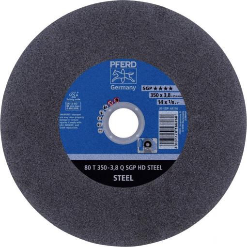 PFERD TOOLS 80 T 350-3,8 Q SGP HD STEEL/25,4 66323525 řezný kotouč rovný 350 mm 10 ks kalená ocel , ocel