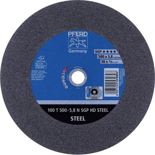 PFERD TOOLS 100 T 500-5,8 Q SGP HD STEEL/40,0 66325140 řezný kotouč rovný 500 mm 5 ks kalená ocel , ocel