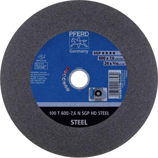 PFERD TOOLS 100 T 600-7,6 N SGP HD STEEL/60,0 66397706 řezný kotouč rovný 600 mm 5 ks kalená ocel , ocel