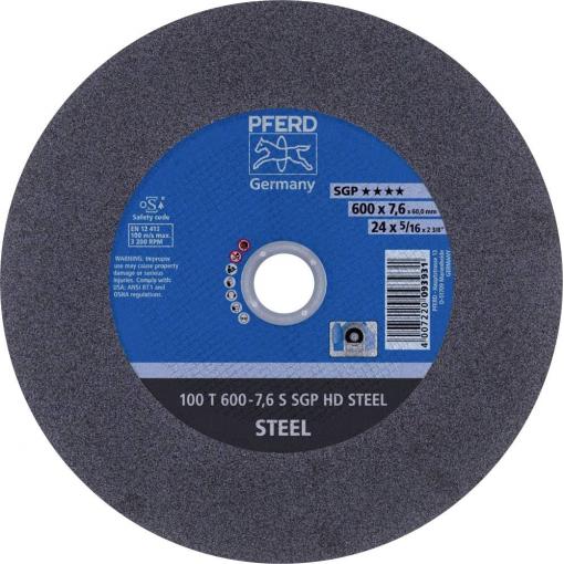 PFERD TOOLS 100 T 600-7,6 S SGP HD STEEL/60,0 66397707 řezný kotouč rovný 600 mm 5 ks kalená ocel , ocel