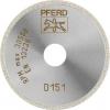 PFERD TOOLS 68405025 D1A1R 50-1,4-10 D 151 GAD diamantový řezný kotouč Průměr 50 mm Ø otvoru 10 mm Duroplast , sklo, tvrdokov, Abrazivní materiály, Technická