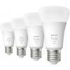 Philips Hue sada 4 LED žárovek 871951431914100 Energetická třída (EEK2021): F (A - G) Hue White Viererpack 4x800lm 60W E27 36 W teplá bílá