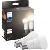 Philips Hue LED žárovka (sada 2 ks) 871951428919200 Energetická třída (EEK2021): F (A - G) Hue White Doppelpack 2x1050lm 75W E27 19 W teplá bílá