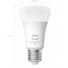 Philips Hue sada 4 LED žárovek 871951432840200 Energetická třída (EEK2021): F (A - G) Hue White & Col. Amb. Viererpack 4x570lm 60W E27 9 W teplá až studená bílá