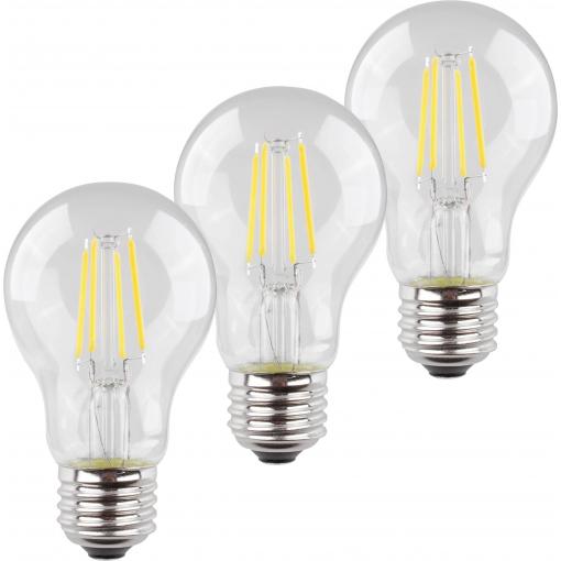 Müller-Licht 400290 LED Energetická třída (EEK2021) E (A - G) E27 klasická žárovka 4 W = 40 W teplá bílá 3 ks