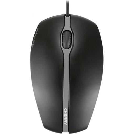 CHERRY Gentix Silent myš, přenos USB, 3 tlačítko, 1000 dpi, černá