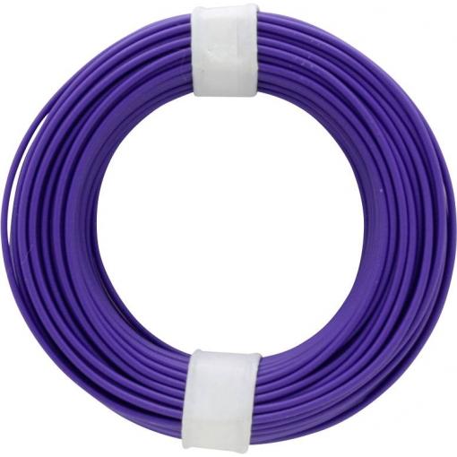 Donau Elektronik 118-6 lanko/ licna 1 x 0.14 mm² fialová 10 m