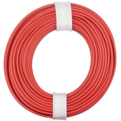 Donau Elektronik 125-010 lanko/ licna 1 x 0.25 mm² červená 10 m