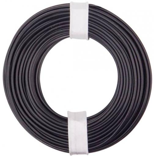 Donau Elektronik 125-011 lanko/ licna 1 x 0.25 mm² černá 10 m