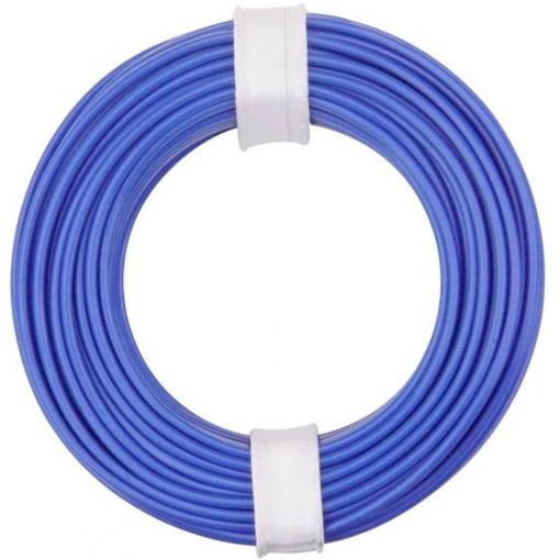 Donau Elektronik 125-012 lanko/ licna 1 x 0.25 mm² modrá 10 m