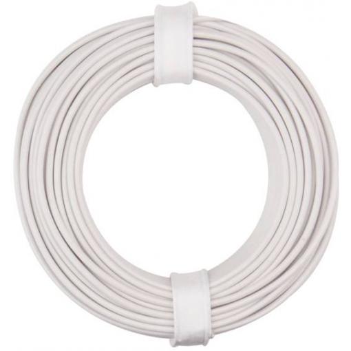 Donau Elektronik 125-015 lanko/ licna 1 x 0.25 mm² bílá 10 m