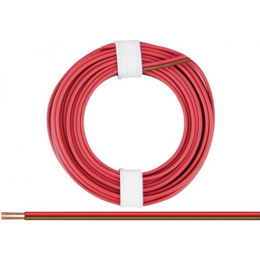 Donau Elektronik 218-08 lanko/ licna 2 x 0.14 mm² červenohnědá 5 m
