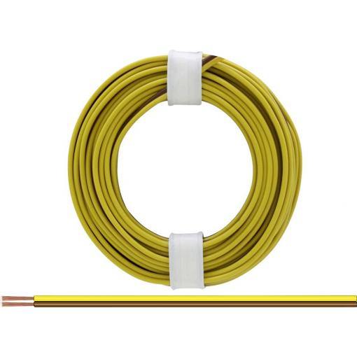Donau Elektronik 218-38 lanko/ licna 2 x 0.14 mm² hnědožlutá 5 m