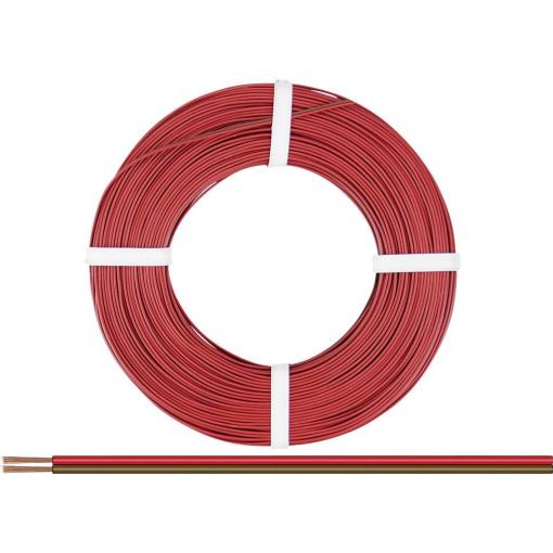 Donau Elektronik 225-080 lanko/ licna 2 x 0.25 mm² červenohnědá 50 m