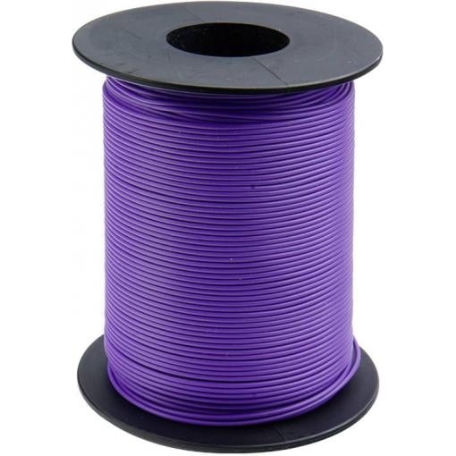 Donau Elektronik 125-S50-6 lanko/ licna 1 x 0.25 mm² fialová 50 m