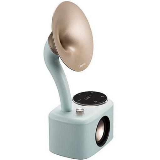 Sangean CP-100D Gramophone stolní rádio DAB+, FM AUX, Bluetooth, USB dotykový displej, s akumulátorem mátová