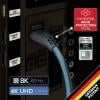Oehlbach HDMI kabel Zástrčka HDMI-A, Zástrčka HDMI-A 1.50 m permanentní modrá , antracitová D1C92601 8K UHD HDMI kabel