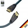 Oehlbach HDMI kabel Zástrčka HDMI-A, Zástrčka HDMI-A 1.50 m permanentní modrá , antracitová D1C92601 8K UHD HDMI kabel