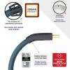 Oehlbach HDMI kabel Zástrčka HDMI-A, Zástrčka HDMI-A 1.50 m permanentní modrá , antracitová D1C92601 8K UHD HDMI kabel