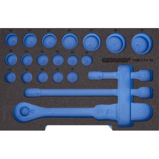 Gedore 2836017 EI-1100 CT1-19 Pěnová vložka (d x š) 230 mm x 157.5 mm